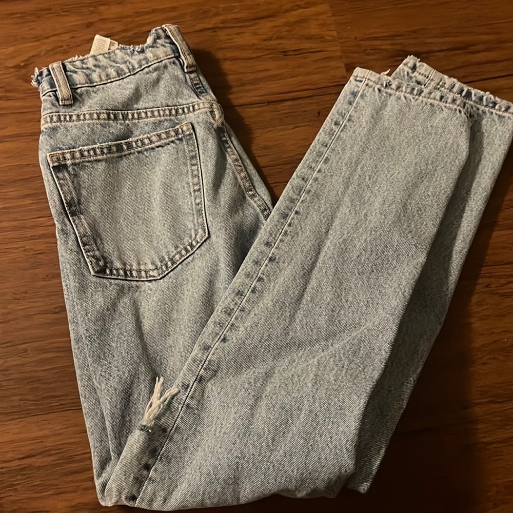 Distressed Zara jeans